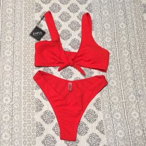Zaful Red Bikini